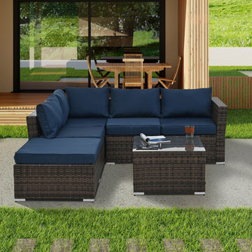 4 Set Wicker Furniture With Temper
