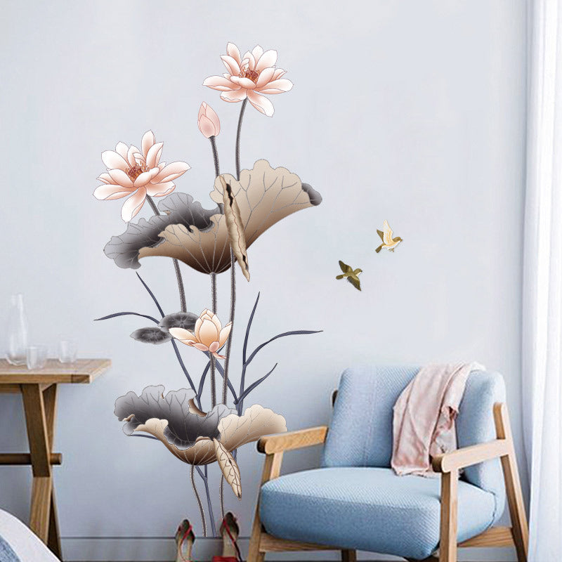 Lotus Flower Wall Stickers