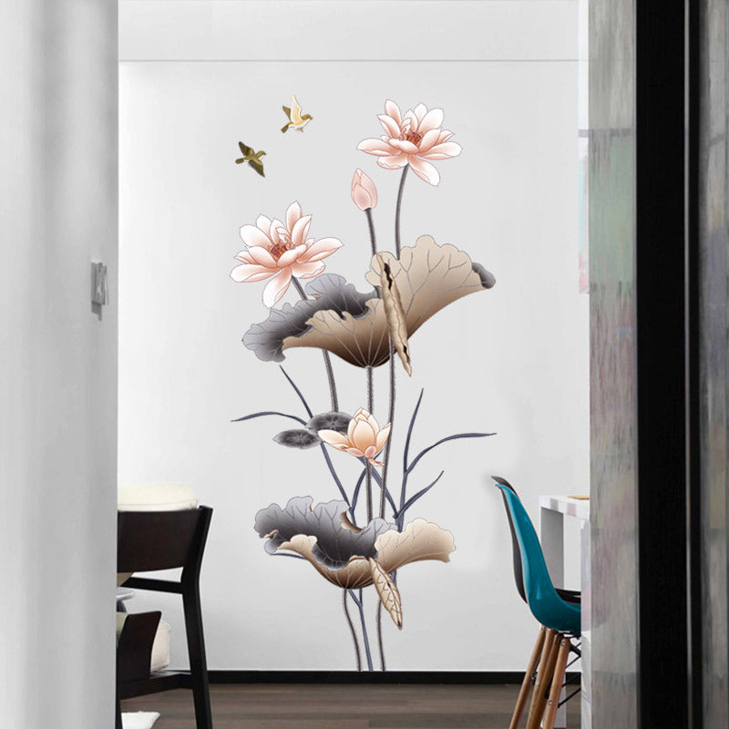 Lotus Flower Wall Stickers