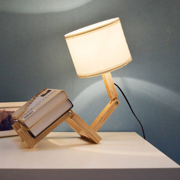 Creative Small Machine Humanoid Table Lamp