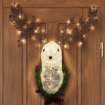 Lighted Christmas Wall Decor Reindeer