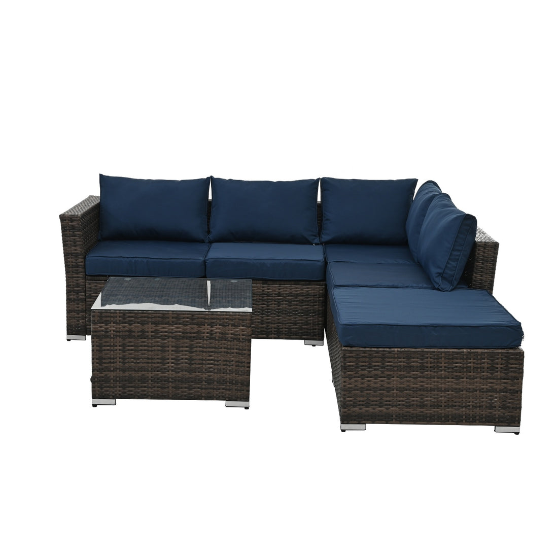 4 Set Wicker Furniture With Temper