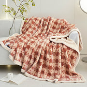 European Cotton Fleece Woolen Blanket Bed Sheet Milk Lambswool Thickened Warm Blanket