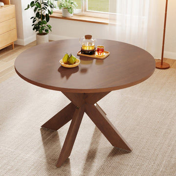 Modern Farmhouse Kitchen Table, Cherry