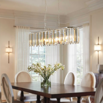 Oval Crystal Chandelier Luxury Home Decor