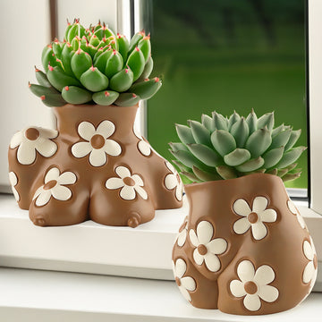 Resin Body Art Flowerpot Home Decor
